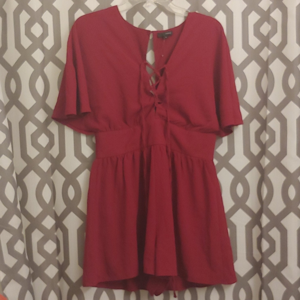 Maroon romper size L